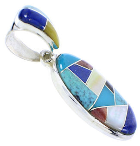 Sterling Silver Jewelry Multicolor Pendant GS75692